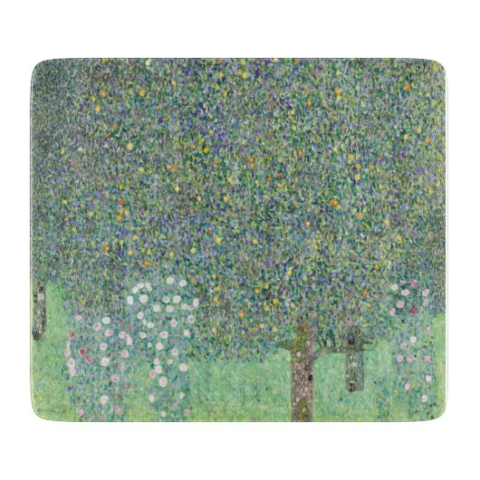 GUSTAV KLIMT : ROSEBUSHES SNIJPLANK (Voorkant)
