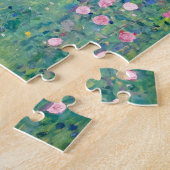 Gustav Klimt - Rosebushes under the Trees Legpuzzel (Zijkant)