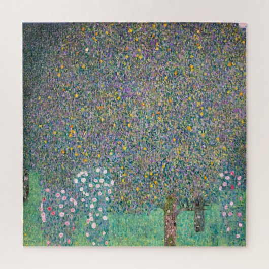 Gustav Klimt - Rosebushes under the Trees Legpuzzel (Verticaal)