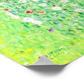 Gustav Klimt, rozen struiken onder de bomen Poster (Hoek)