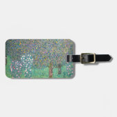 Gustav Klimt - Rozenstruiken onder de bomen Bagagelabel (Voorkant horizontaal)