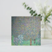 Gustav Klimt - Rozenstruiken onder de Bomen Bedankkaart (Staand voorkant)