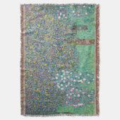 Gustav Klimt - Rozenstruiken onder de Bomen Deken (Voorkant Verticaal)