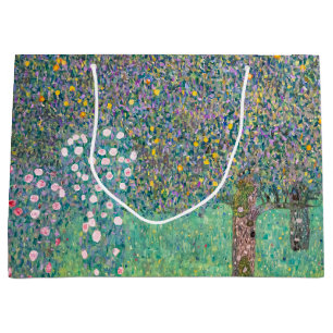 Gustav Klimt - Rozenstruiken onder de bomen Groot Cadeauzakje