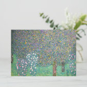Gustav Klimt - Rozenstruiken onder de Bomen Kaart (Staand voorkant)
