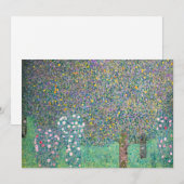 Gustav Klimt - Rozenstruiken onder de Bomen Kaart (Voorkant / Achterkant)