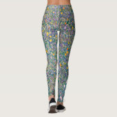 Gustav Klimt - Rozenstruiken onder de Bomen Leggings (Achterkant)