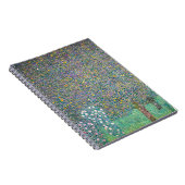 Gustav Klimt - Rozenstruiken onder de Bomen Notitieboek (Rechterzijde)