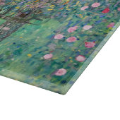 Gustav Klimt - Rozenstruiken onder de Bomen Snijplank (Hoek)