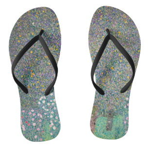 Gustav Klimt - Rozenstruiken onder de Bomen Teenslippers