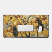 gustav klimt Rustic Pinecone Holiday Winter Bathro Bureaumat (Keyboard & Muis)