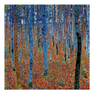 Gustav Klimt schilderij, Beech Grove I, Perfect Poster