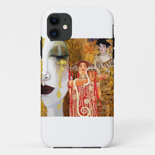 Gustav Klimt, schilderijen Collage, Gecombineerde Case-Mate iPhone Case (Achterkant)