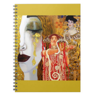 Gustav Klimt, schilderijen Collage, Gecombineerde Notitieboek