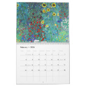 Gustav Klimt schilderkunst Kalender (Feb 2026)