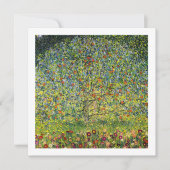 Gustav Klimt schilderkunst nouveau de Apple Tree Aankondiging (Voorkant)
