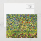 Gustav Klimt schilderkunst nouveau de Apple Tree Briefkaart (Voorkant / Achterkant)
