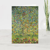 Gustav Klimt schilderkunst nouveau de Apple Tree Kaart (Voorkant)