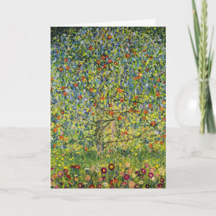 Gustav Klimt schilderkunst nouveau de Apple Tree Kaart