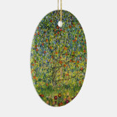 Gustav Klimt schilderkunst nouveau de Apple Tree Keramisch Ornament (Rechts)