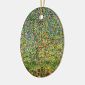 Gustav Klimt schilderkunst nouveau de Apple Tree Keramisch Ornament (Links)