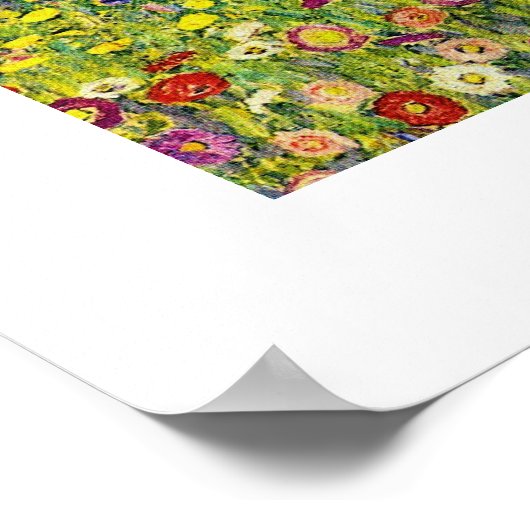 Gustav Klimt schilderkunst nouveau de Apple Tree Poster (Hoek)