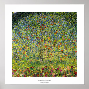 Gustav Klimt schilderkunst nouveau de Apple Tree Poster