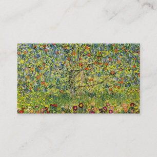 Gustav Klimt schilderkunst nouveau de Apple Tree Visitekaartje