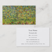 Gustav Klimt schilderkunst nouveau de Apple Tree Visitekaartje (Voorkant / Achterkant)