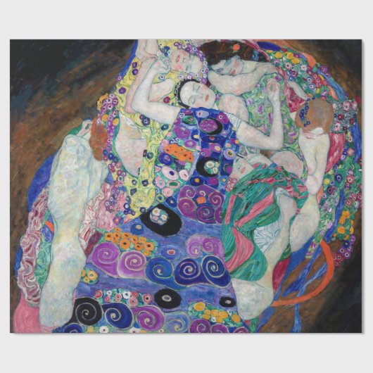 Gustav Klimt schildert de Maagd Cadeaupapier (Vlak)