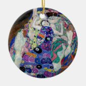 Gustav Klimt schildert de Maagd Keramisch Ornament (Voorkant)