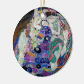 Gustav Klimt schildert de Maagd Keramisch Ornament (Links)