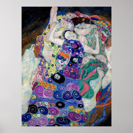Gustav Klimt schildert de Maagd Poster (Voorkant)
