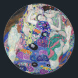 Gustav Klimt schildert de Maagd Ronde Sticker<br><div class="desc">Gustav Klimt's The Virgin (1913)</div>