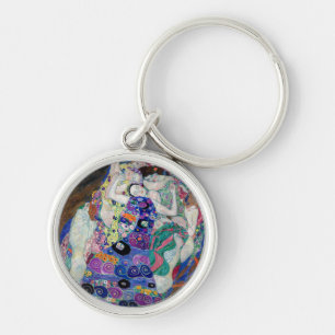 Gustav Klimt schildert de Maagd Sleutelhanger