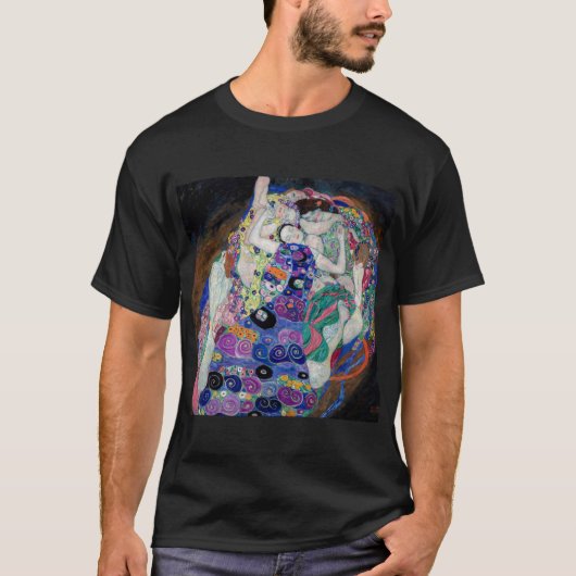 Gustav Klimt schildert de Maagd T-shirt (Voorkant)