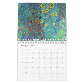 Gustav Klimt schildert kunst Kalender (Feb 2027)