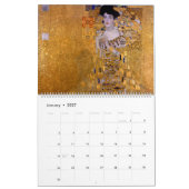 Gustav Klimt schildert kunst Kalender (Jan 2027)