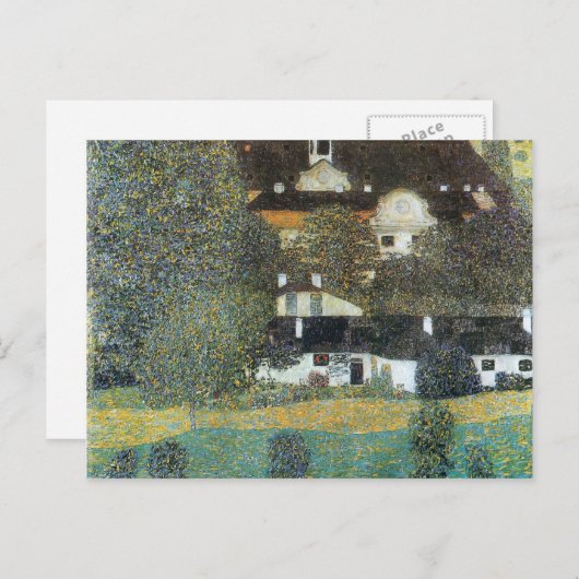 Gustav Klimt- Schloss Kammer am Attersee, II Briefkaart (Voorkant / Achterkant)