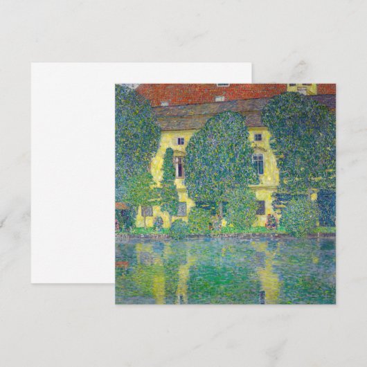 Gustav Klimt - Schloss Kammer am Attersee III Bedankkaart (Voorkant / Achterkant)