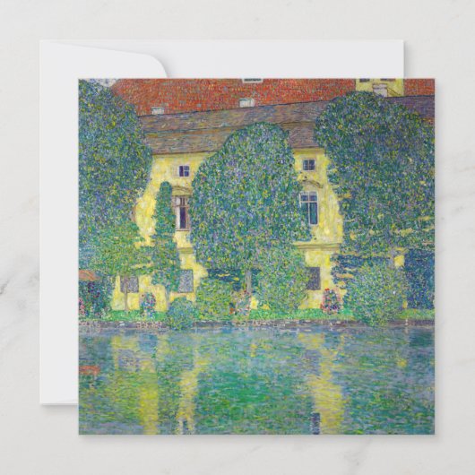 Gustav Klimt - Schloss Kammer am Attersee III Bedankkaart (Voorkant)