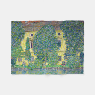 Gustav Klimt - Schloss Kammer am Attersee III Fleece Deken