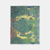 Gustav Klimt - Schloss Kammer am Attersee III Fleece Deken (Voorkant)