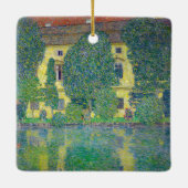 Gustav Klimt - Schloss Kammer am Attersee III Keramisch Ornament (Achterkant)