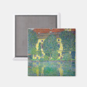 Gustav Klimt - Schloss Kammer am Attersee III Magneet (Voorkant / Achterkant)
