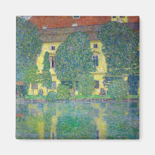 Gustav Klimt - Schloss Kammer am Attersee III Magneet (Voorkant)
