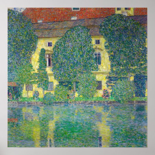 Gustav Klimt - Schloss Kammer am Attersee III Poster (Voorkant)