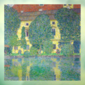 Gustav Klimt - Schloss Kammer am Attersee III Raamsticker (Vel 3)
