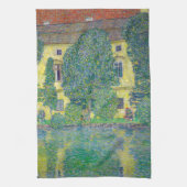 Gustav Klimt - Schloss Kammer am Attersee III Theedoek (Verticaal)
