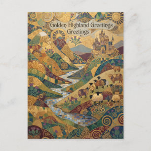 Gustav Klimt Schotland Hooglandschap Landschap Briefkaart